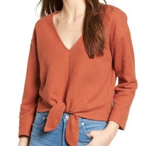 LIKE NEW Madewell texture and thread top sz small